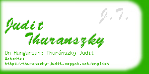 judit thuranszky business card