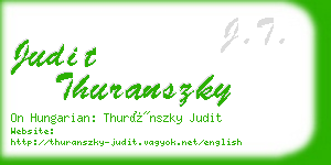 judit thuranszky business card